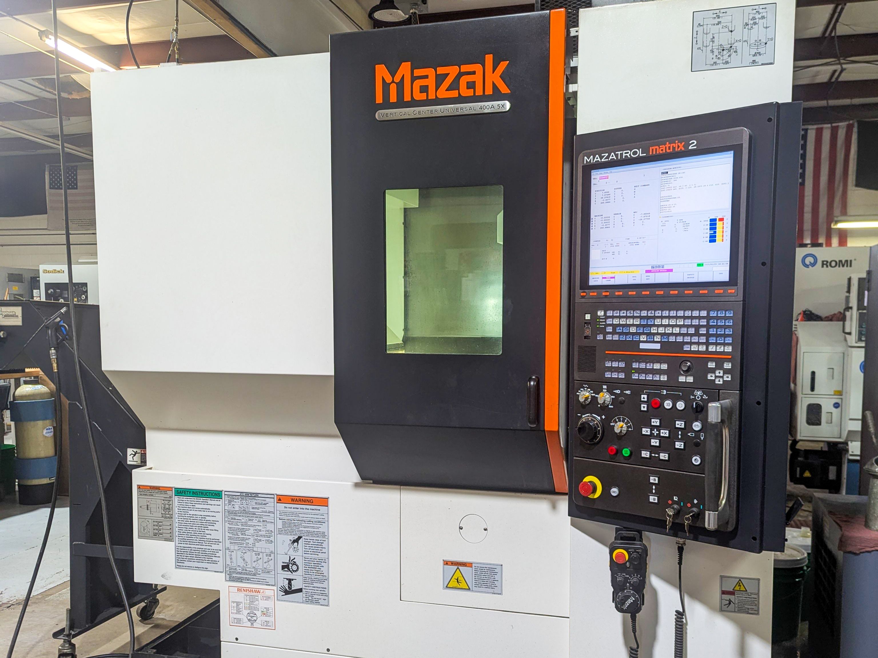 MAZAK-VCU400A-5 AXIS-2013-